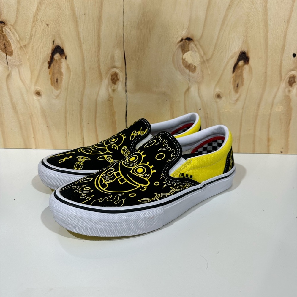 Vans x Spongebob Squarepants Gigliotti Skate Slip-On Shoes Men’s 8.5 Women’s 10